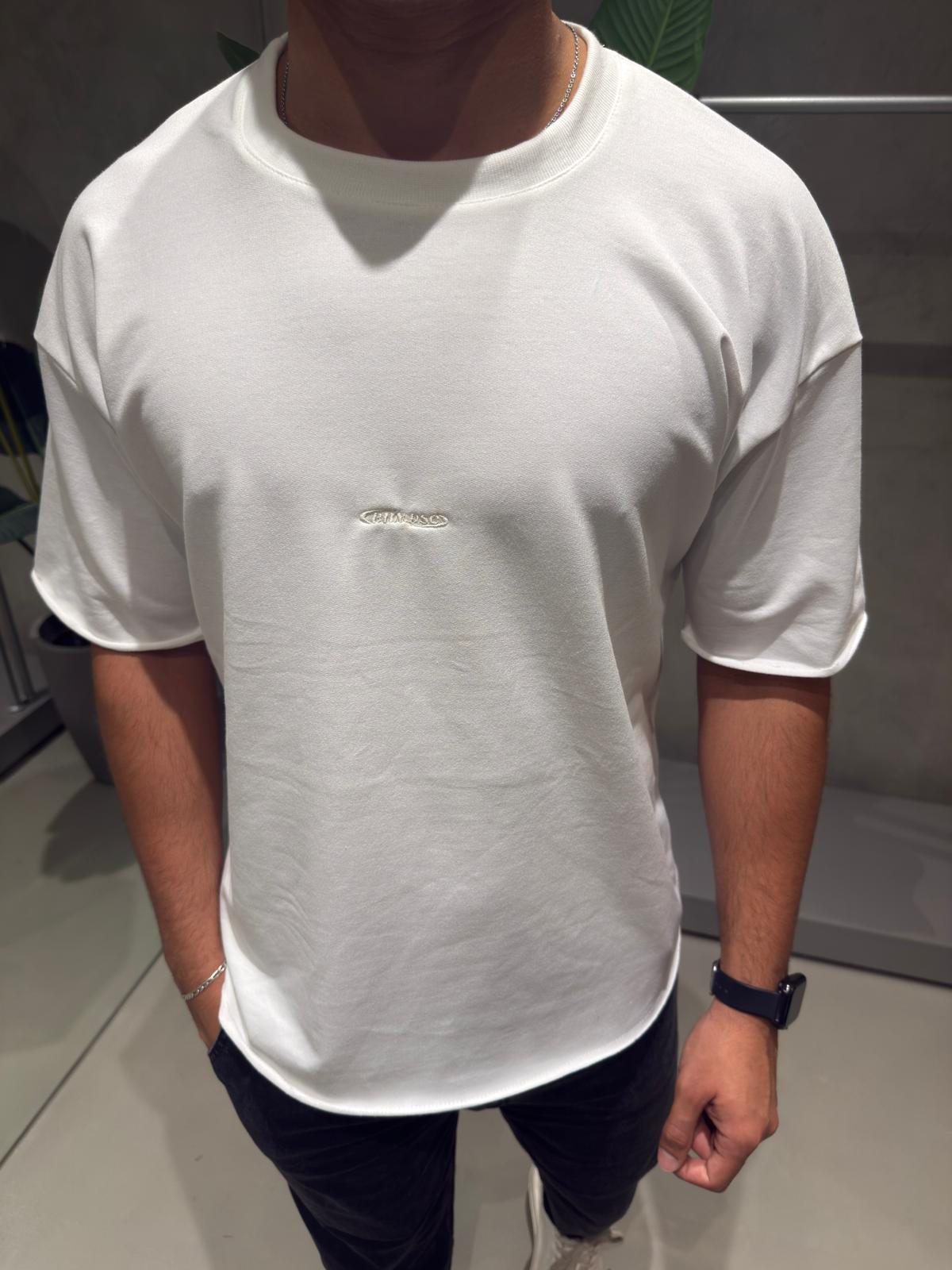 Remera Algodón Pesado BHN White