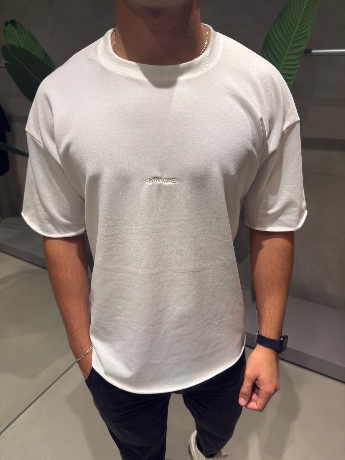 Remera Algodón Pesado BHN White