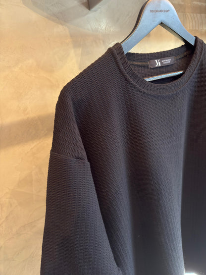 Remera Over Mykonos Negro