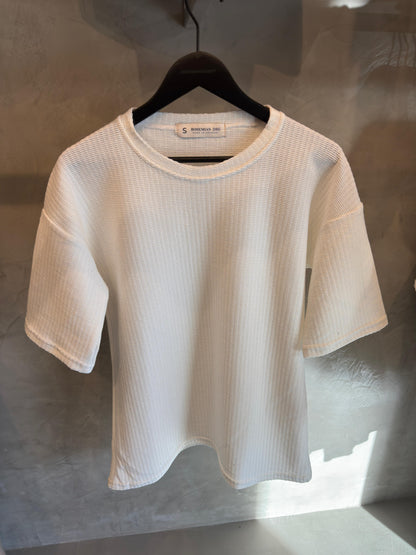 Remera Over Mykonos White