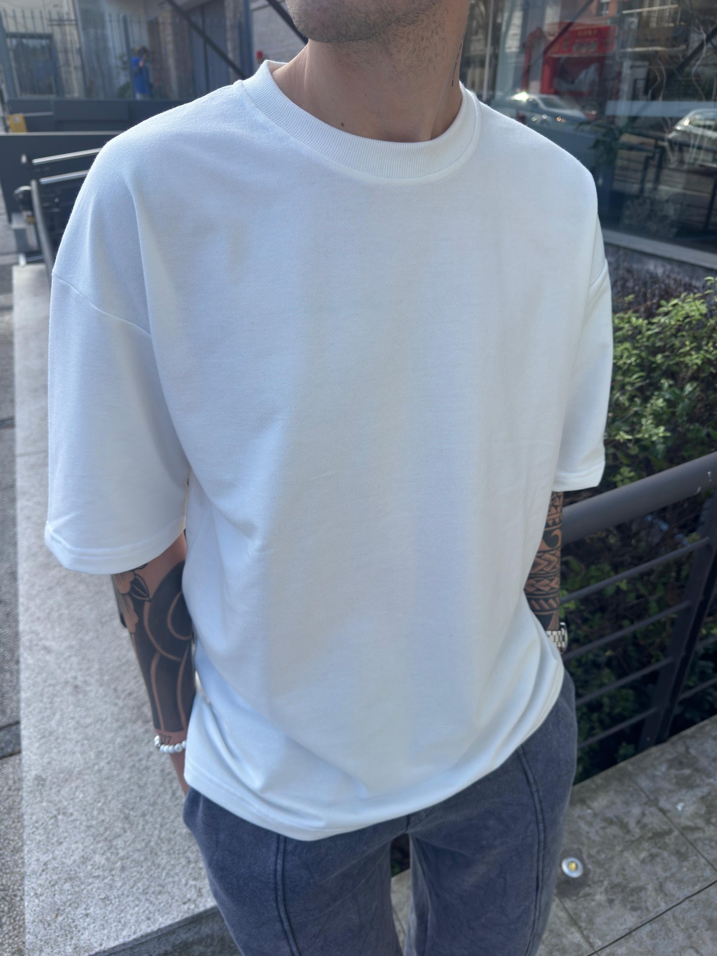 Remera Algodón Pesado White