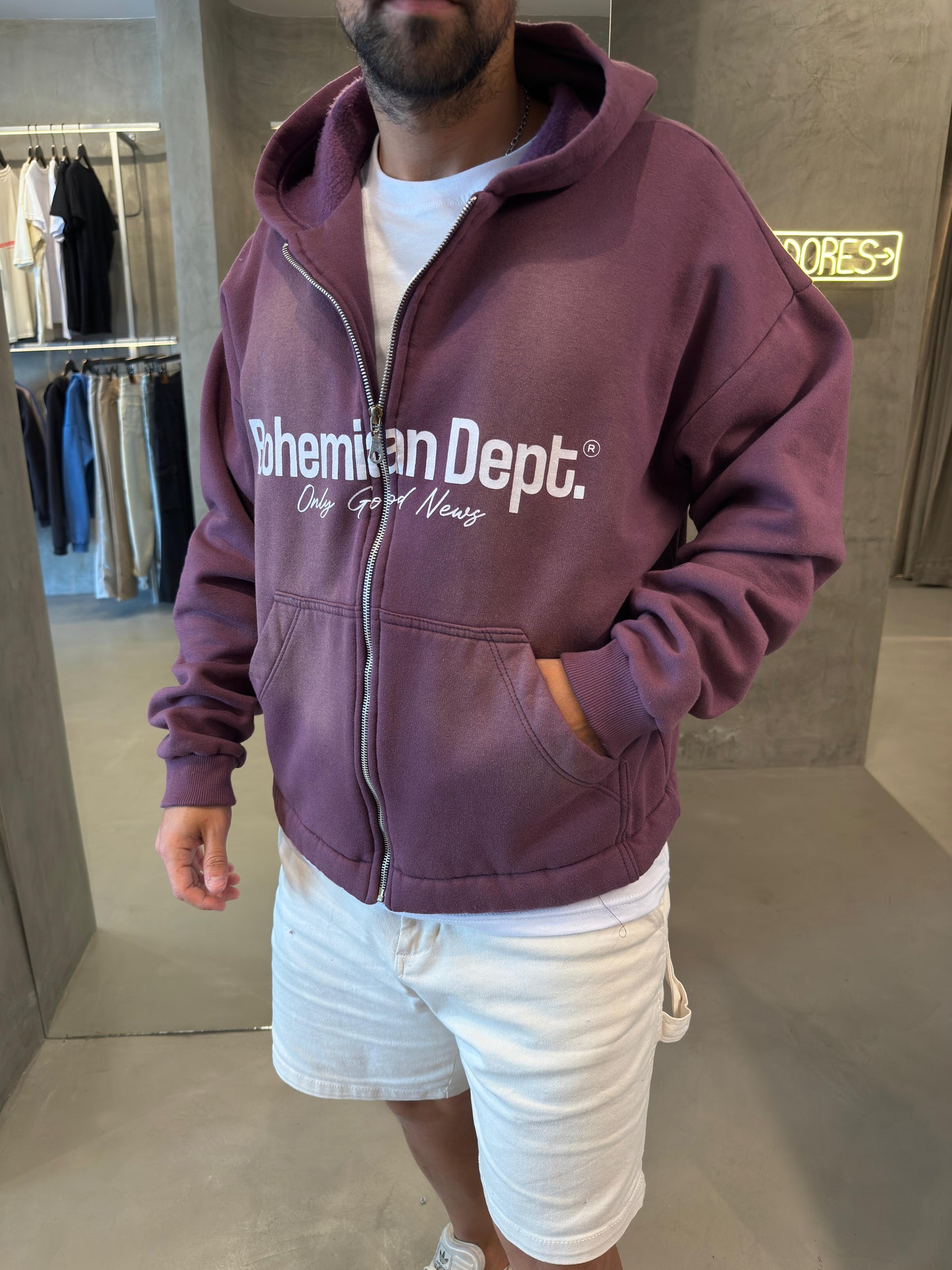 Campera Boxy Good Uva