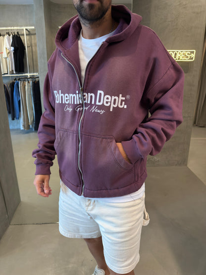 Campera Boxy Good Uva