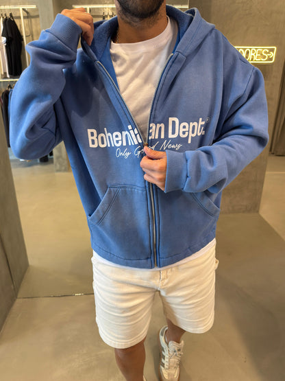 Campera Boxy Good Azul