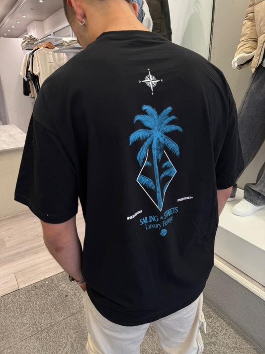 Remera Palm Black