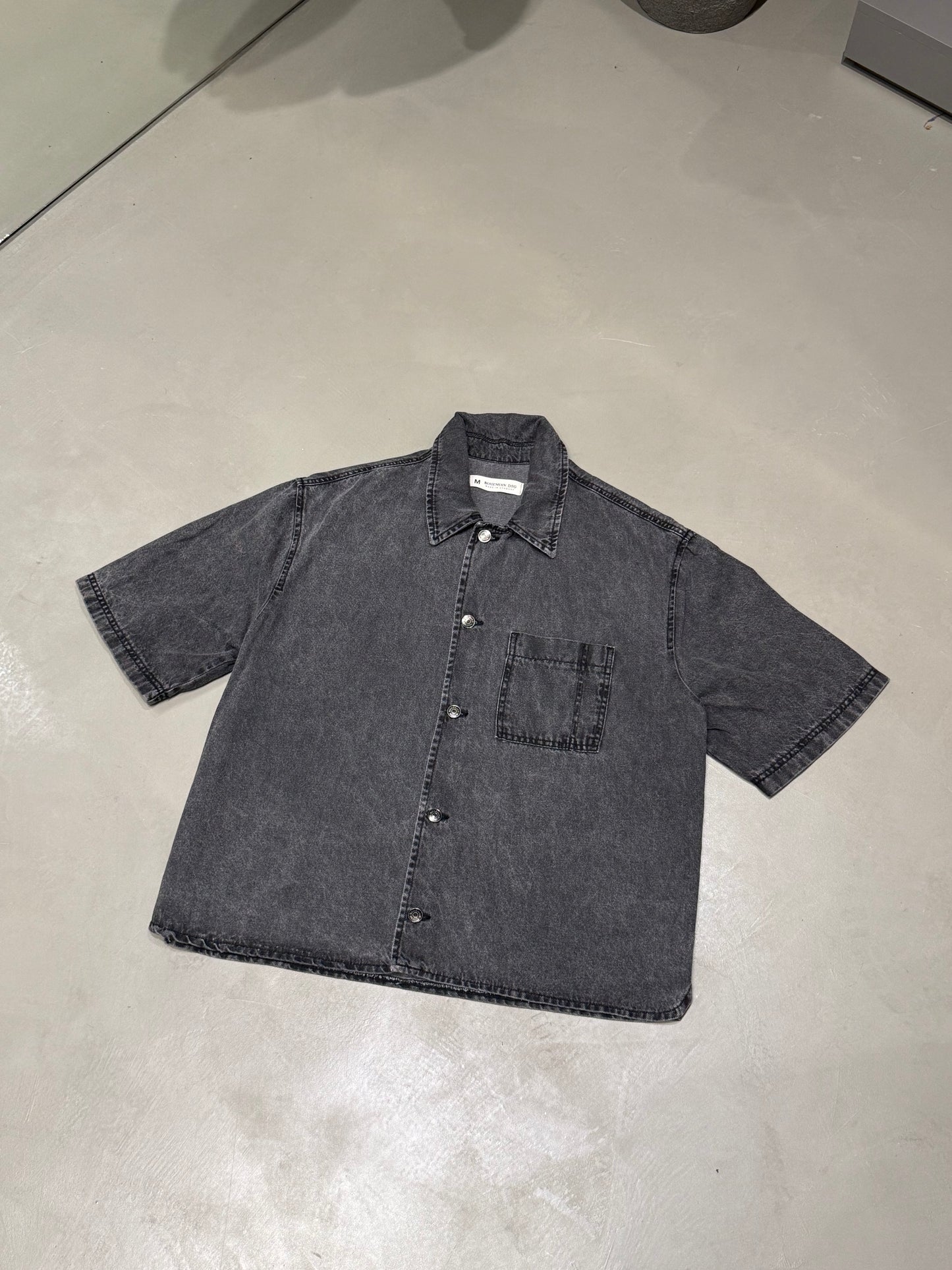 Camisa Boxy Grey
