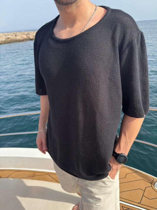 Buzo Tejido Black