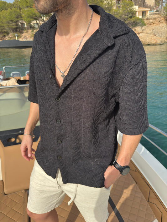 Camisa Tejida Black