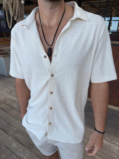 Camisa Waffle Offwhite