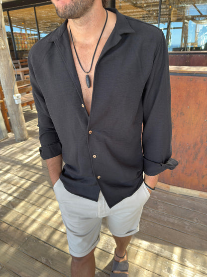 Camisa Fibrana Black