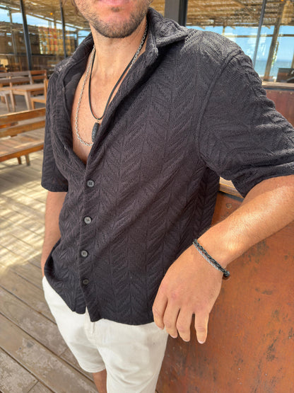 Camisa Tejida Black