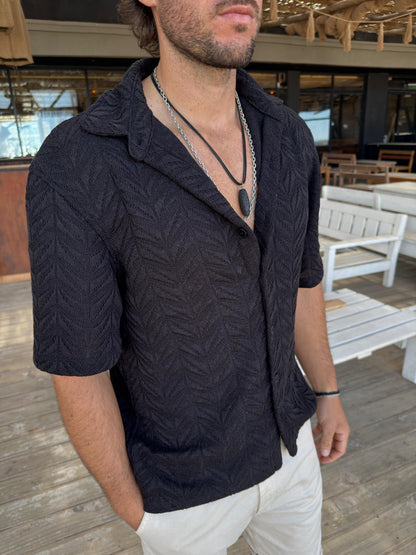 Camisa Tejida Black