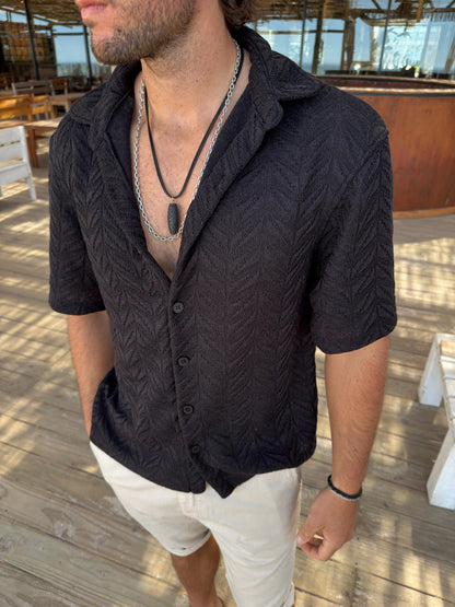 Camisa Tejida Black