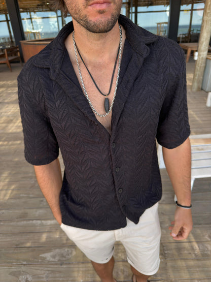 Camisa Tejida Black