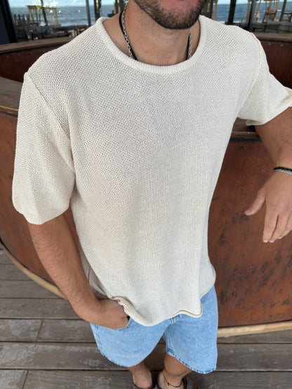 Buzo Tejido Beige