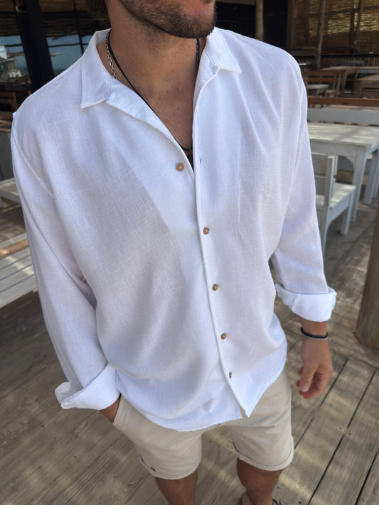 Camisa Fibrana Blanca