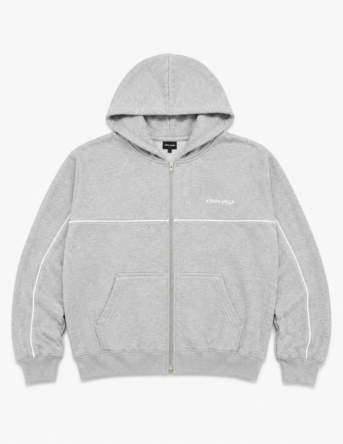 Campera Boxy Raya Gris